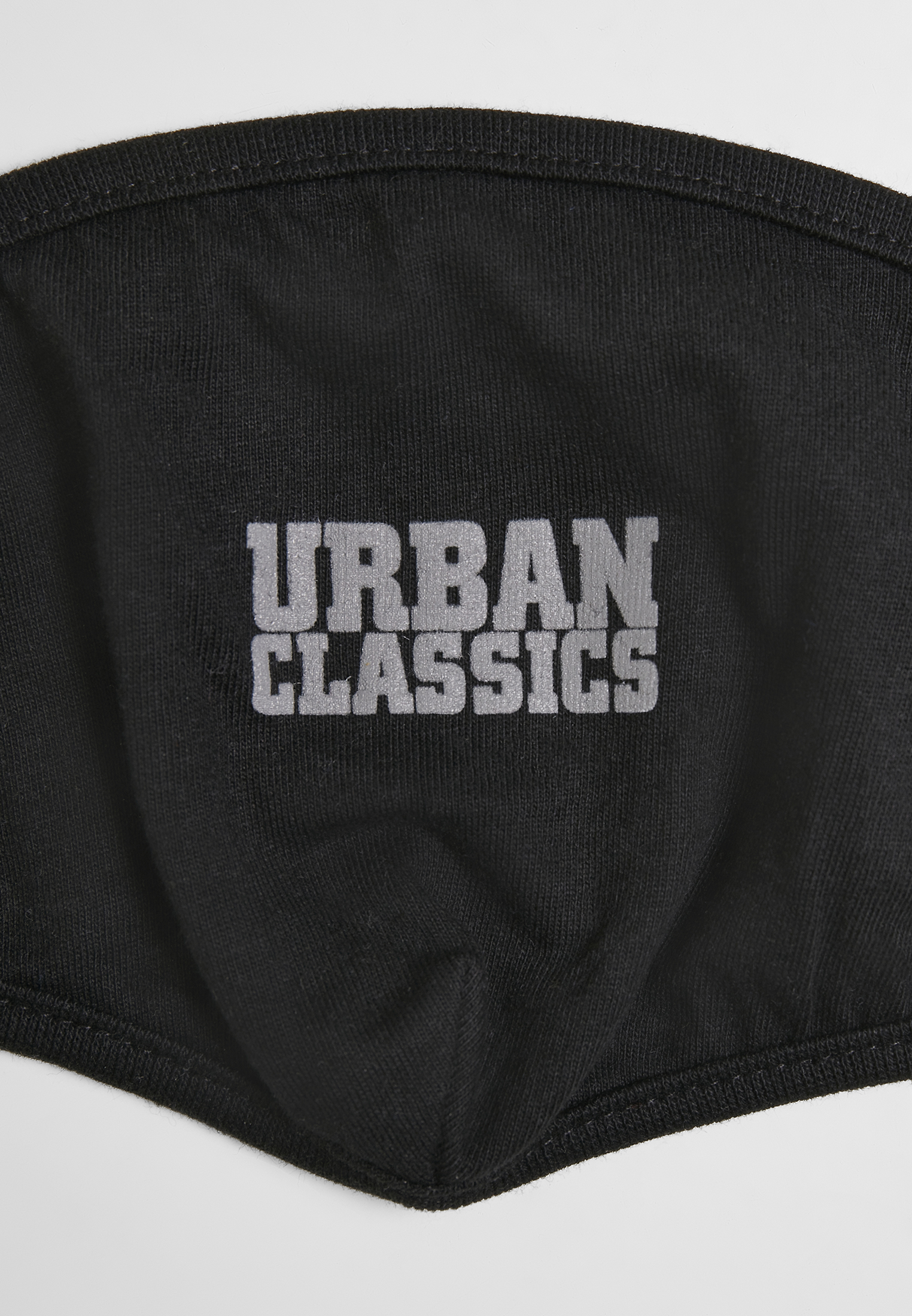 Masken Urban Classics Cotton Face Mask 2-Pack in Farbe black/white+black/grey