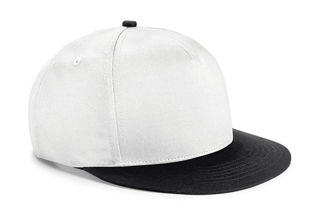  Youth Size Snapback in Farbe White/Black