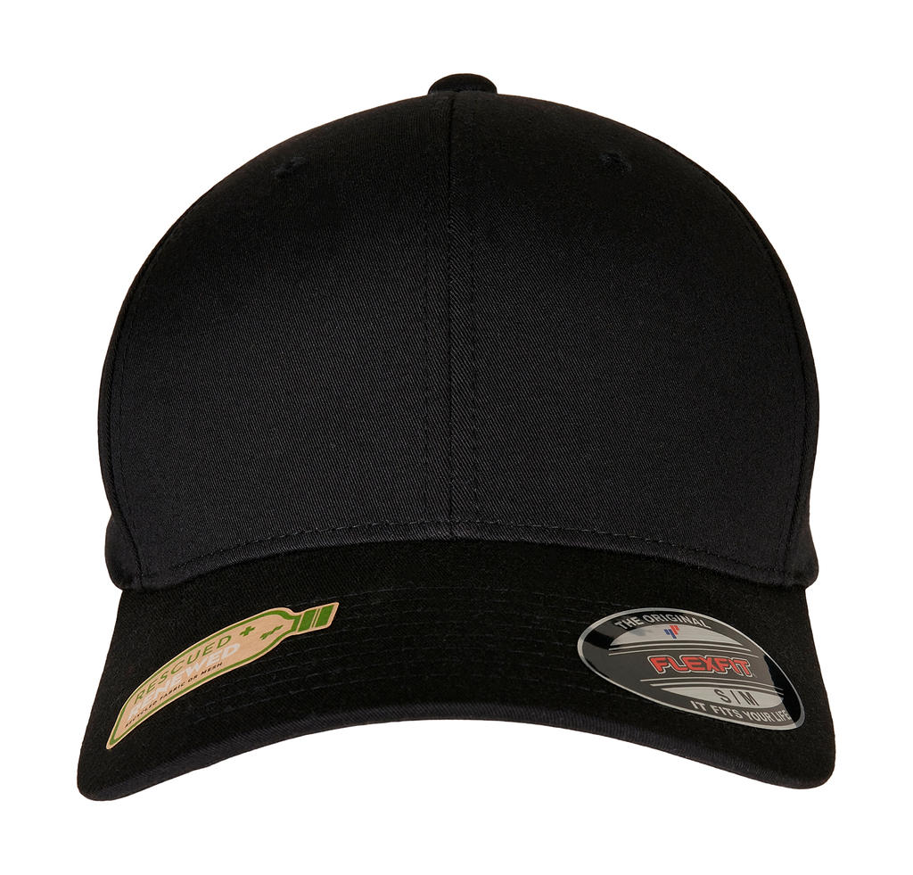  Flexfit Recycled Polyester Cap in Farbe Black