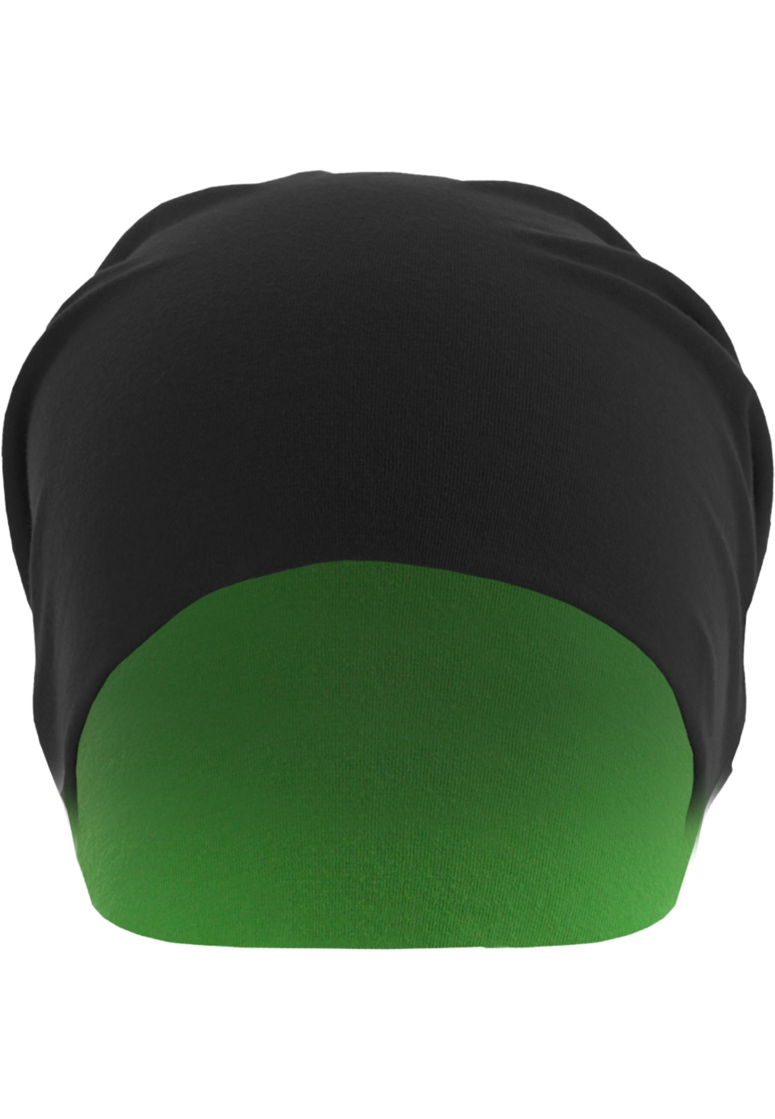 Caps & Beanies Jersey Beanie reversible in Farbe blk/neongreen