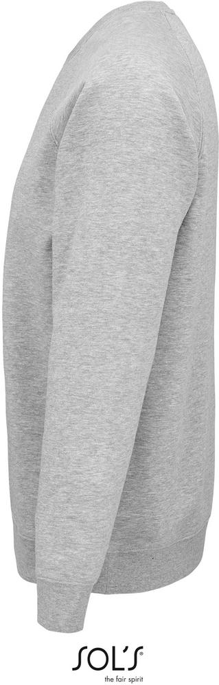 Sweatshirt Space Sweatshirt Unisex, Rundhals in Farbe grey melange