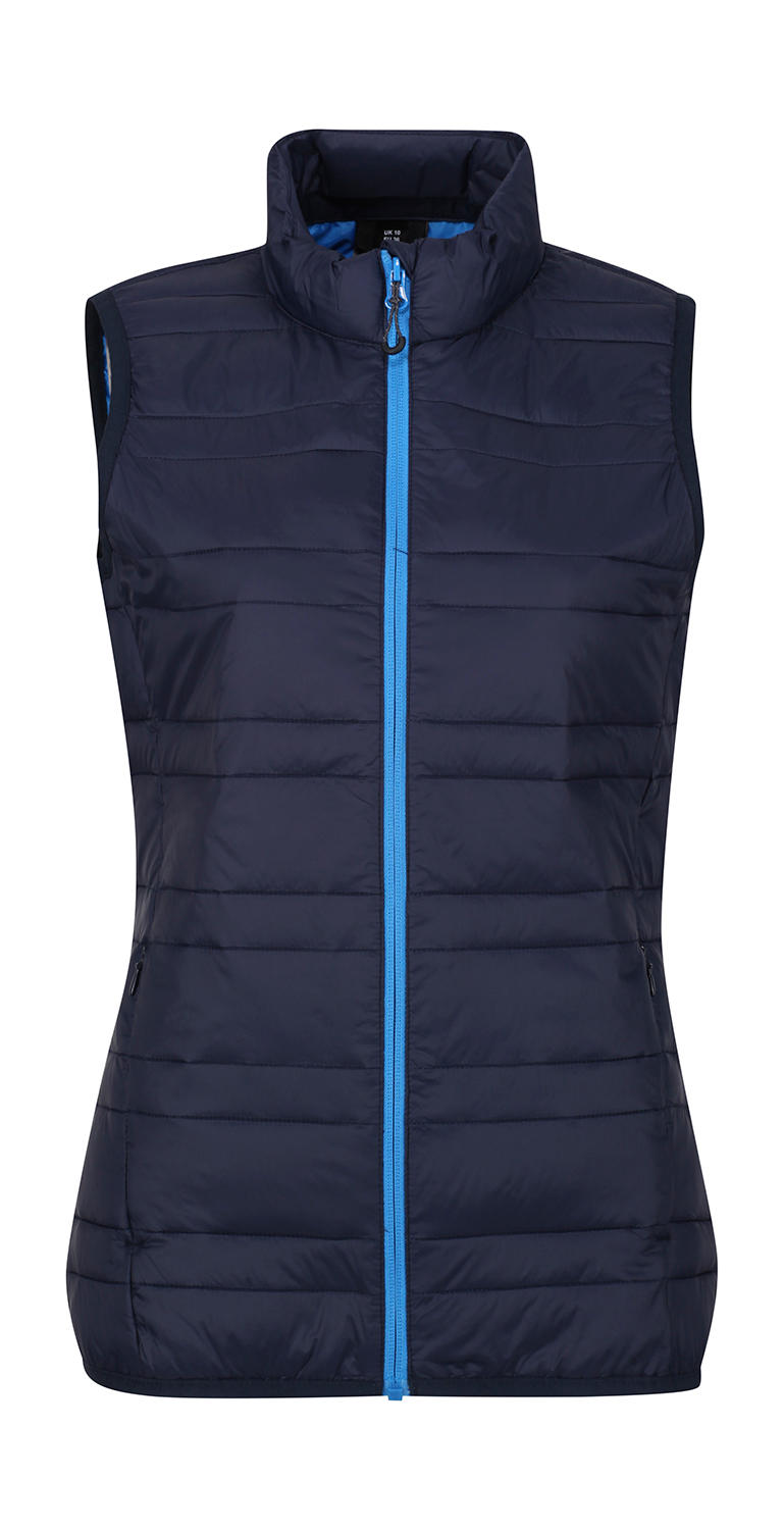  Womens Firedown Down-Touch Bodywarmer in Farbe Navy/French Blue