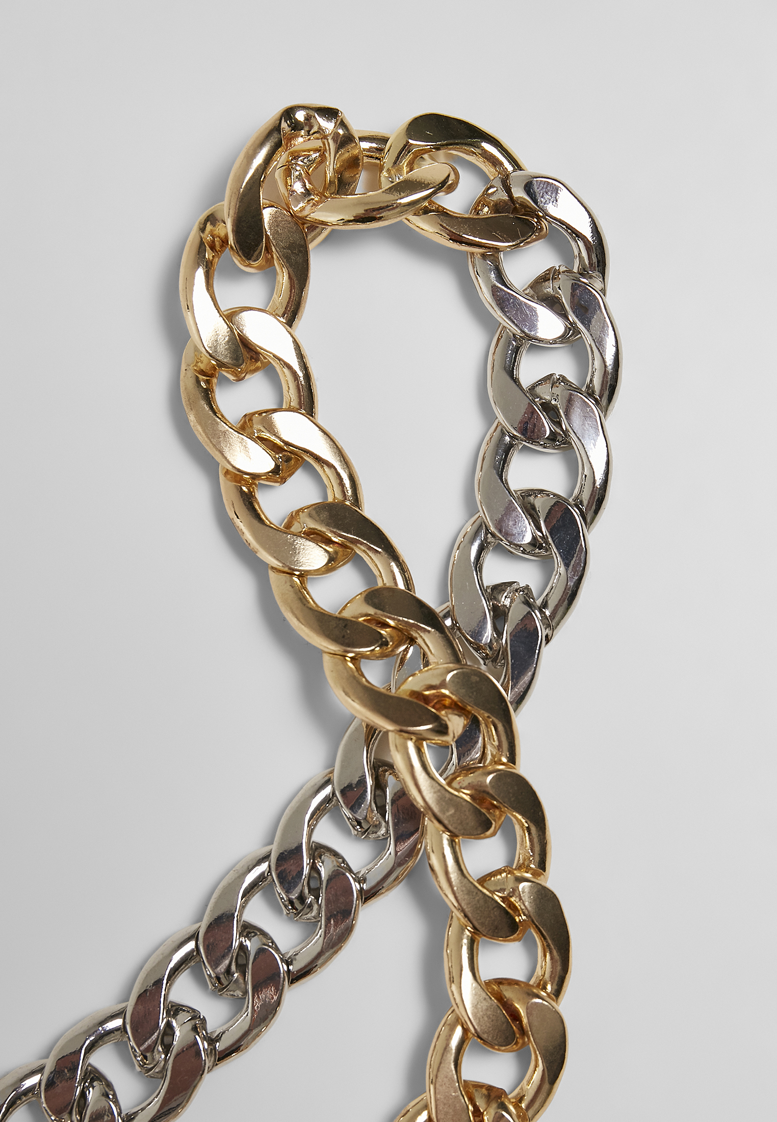 Schmuck Heavy Two-Tone Necklace in Farbe gold/silver