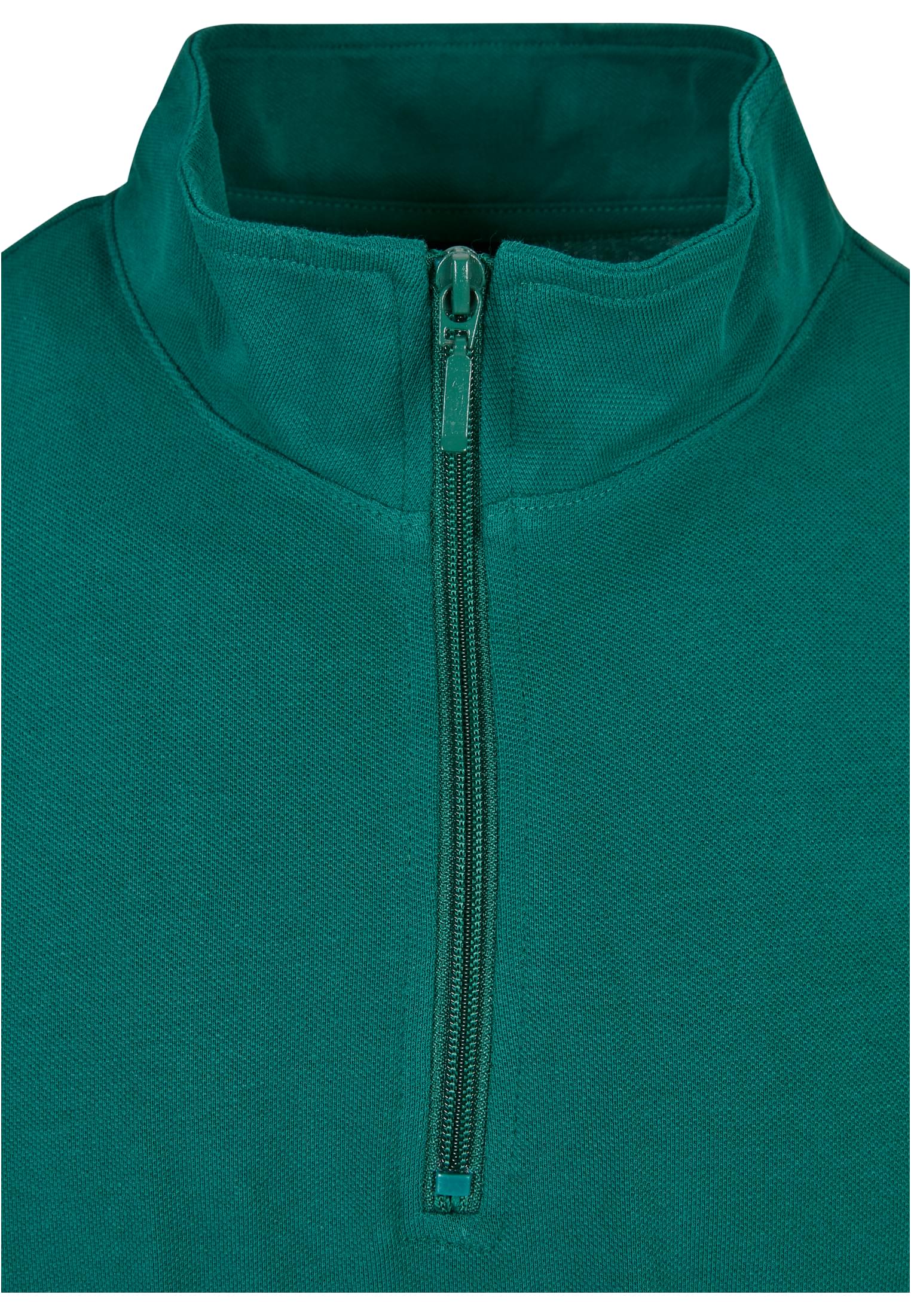 T-Shirts Boxy Zip Pique Tee in Farbe green