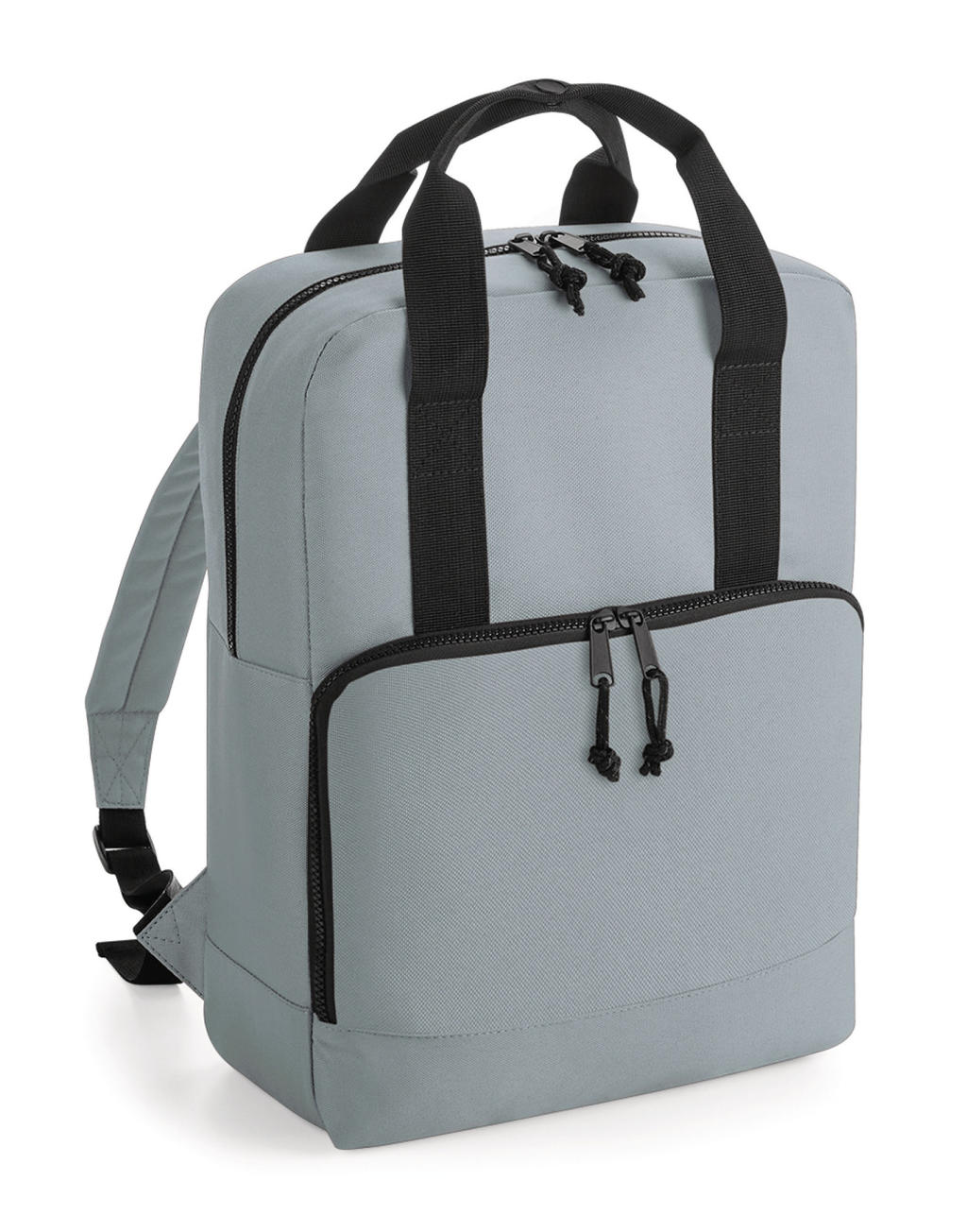  Recycled Twin Handle Cooler Backpack in Farbe Black