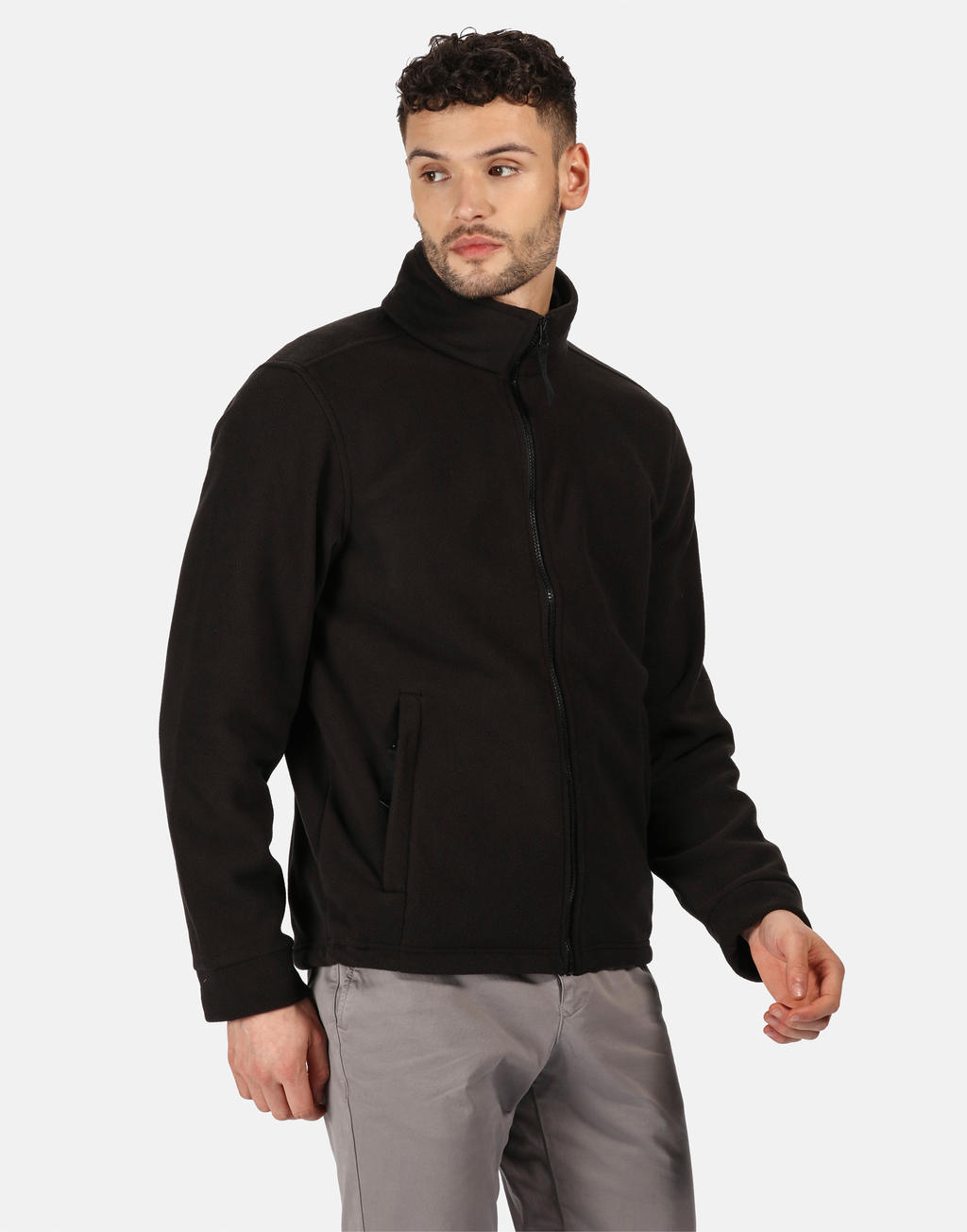 Classic Fleece Jacket in Farbe Black