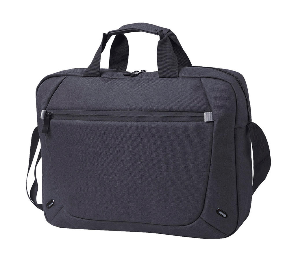  Marseille Messenger Laptop Bag in Farbe Black Melange/Grey