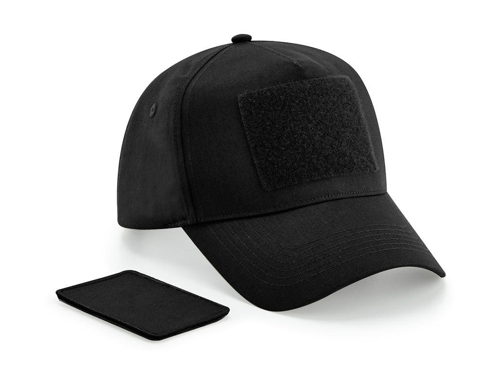  Removable Patch 5 Panel Cap in Farbe Black