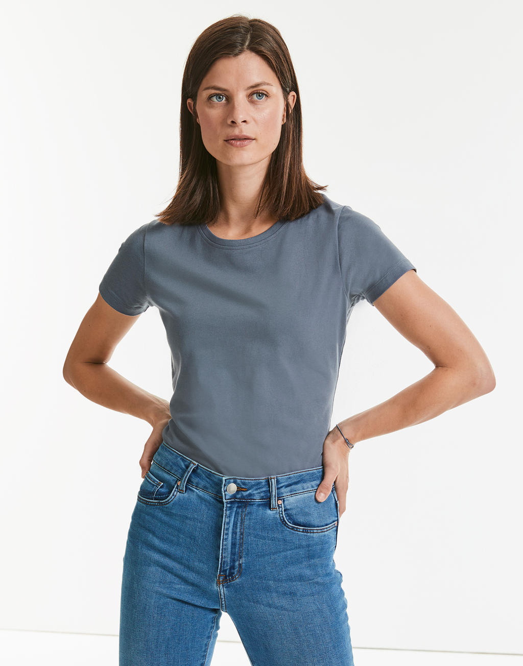  Ladies Pure Organic Heavy Tee in Farbe White