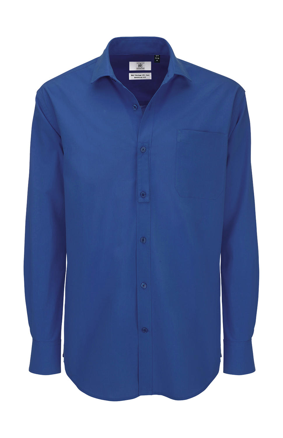  Heritage LSL/men Poplin Shirt in Farbe Blue Chip