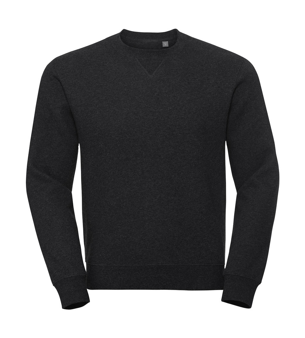  Authentic Melange Sweat in Farbe Charcoal Melange