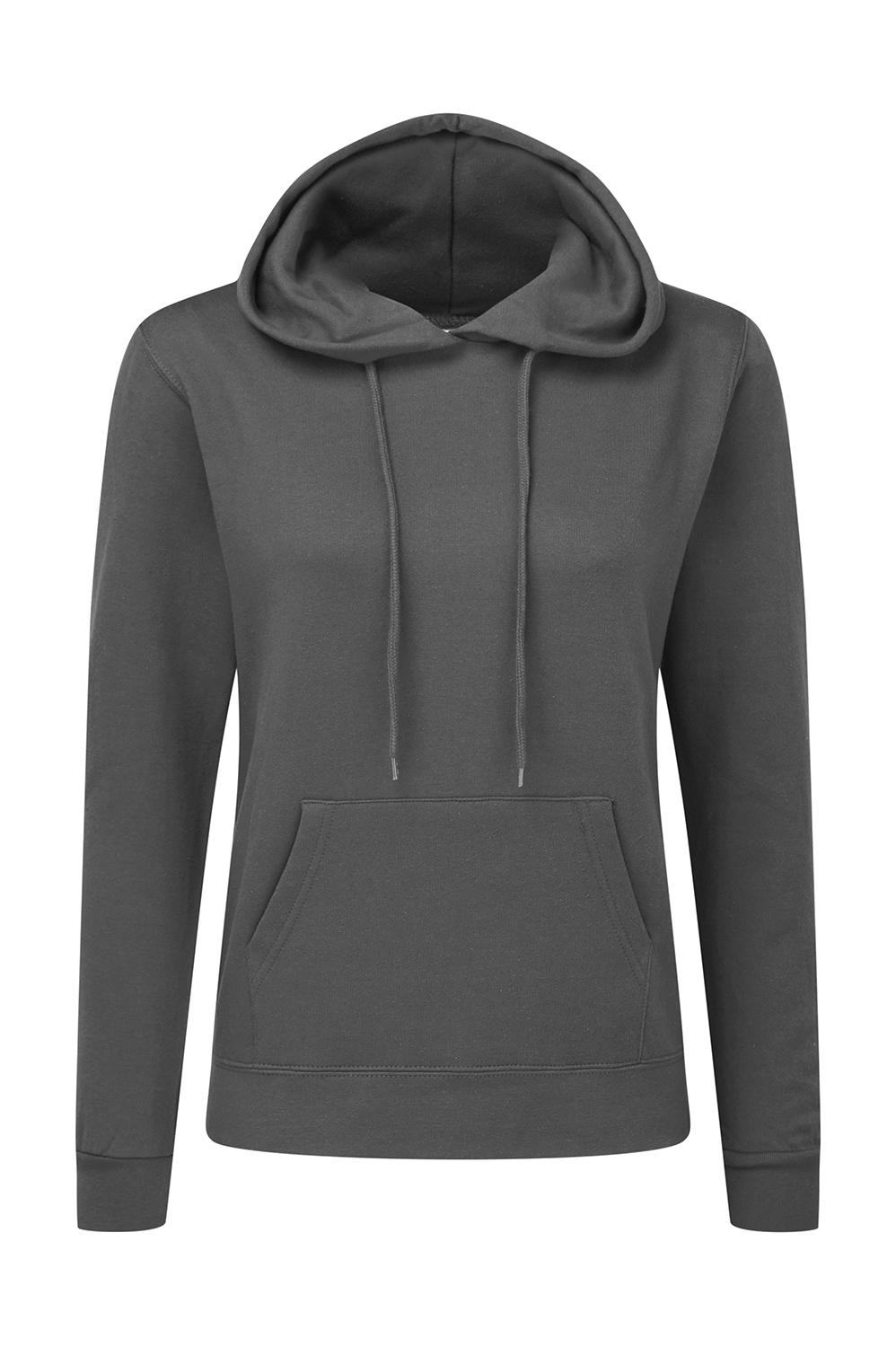  Ladies Hooded Sweatshirt in Farbe Grey