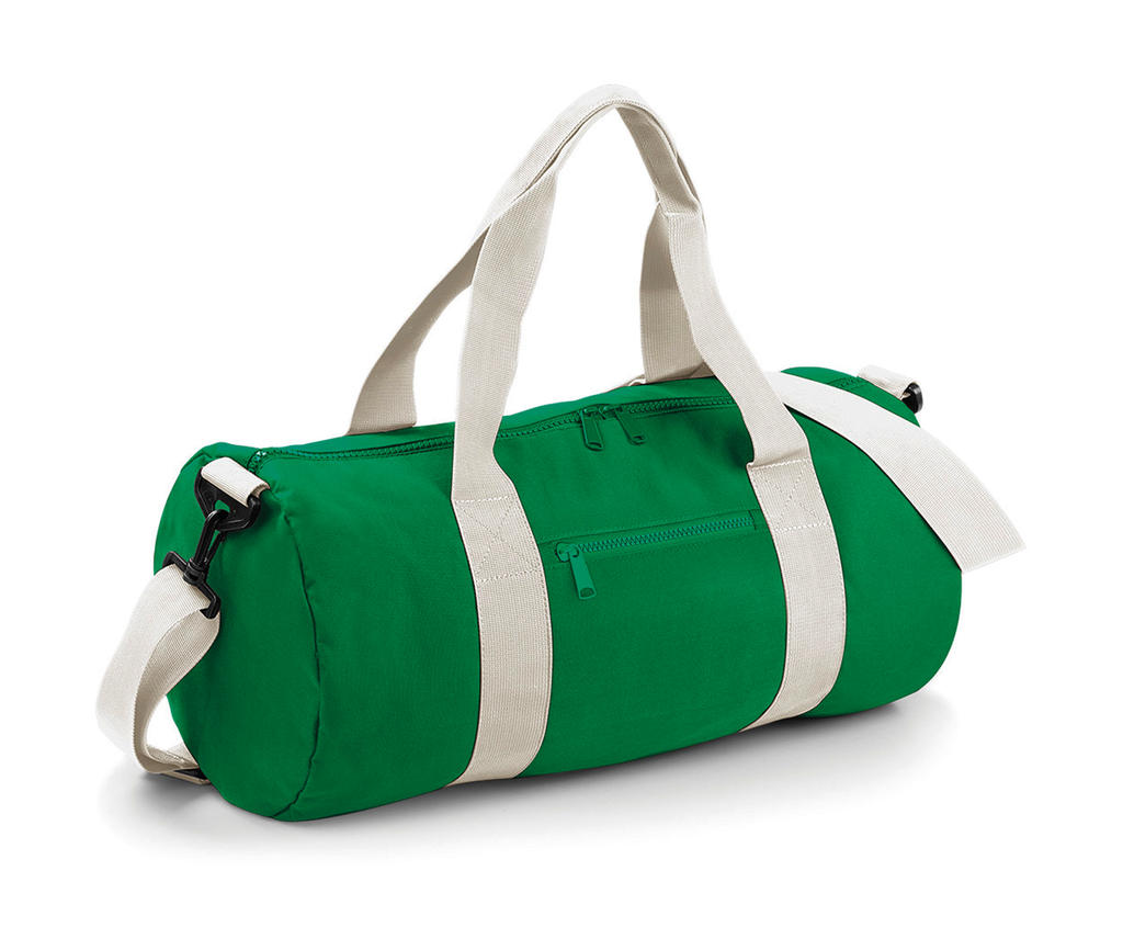  Original Barrel Bag in Farbe Kelly Green/Off White