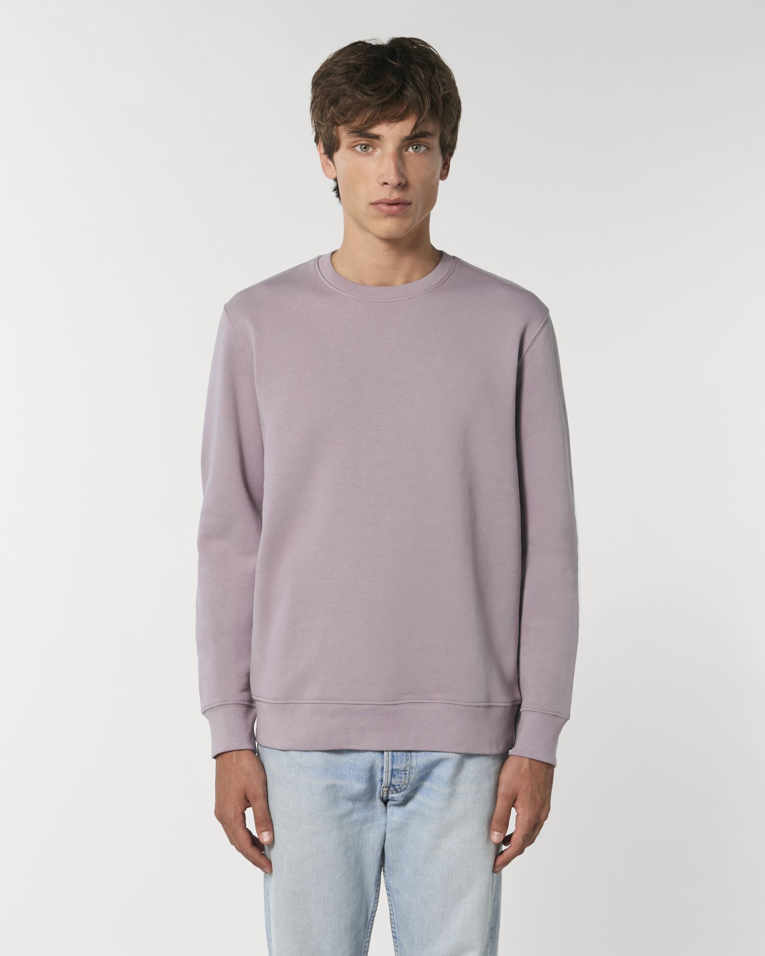 Crew neck sweatshirts Changer in Farbe Lilac Petal