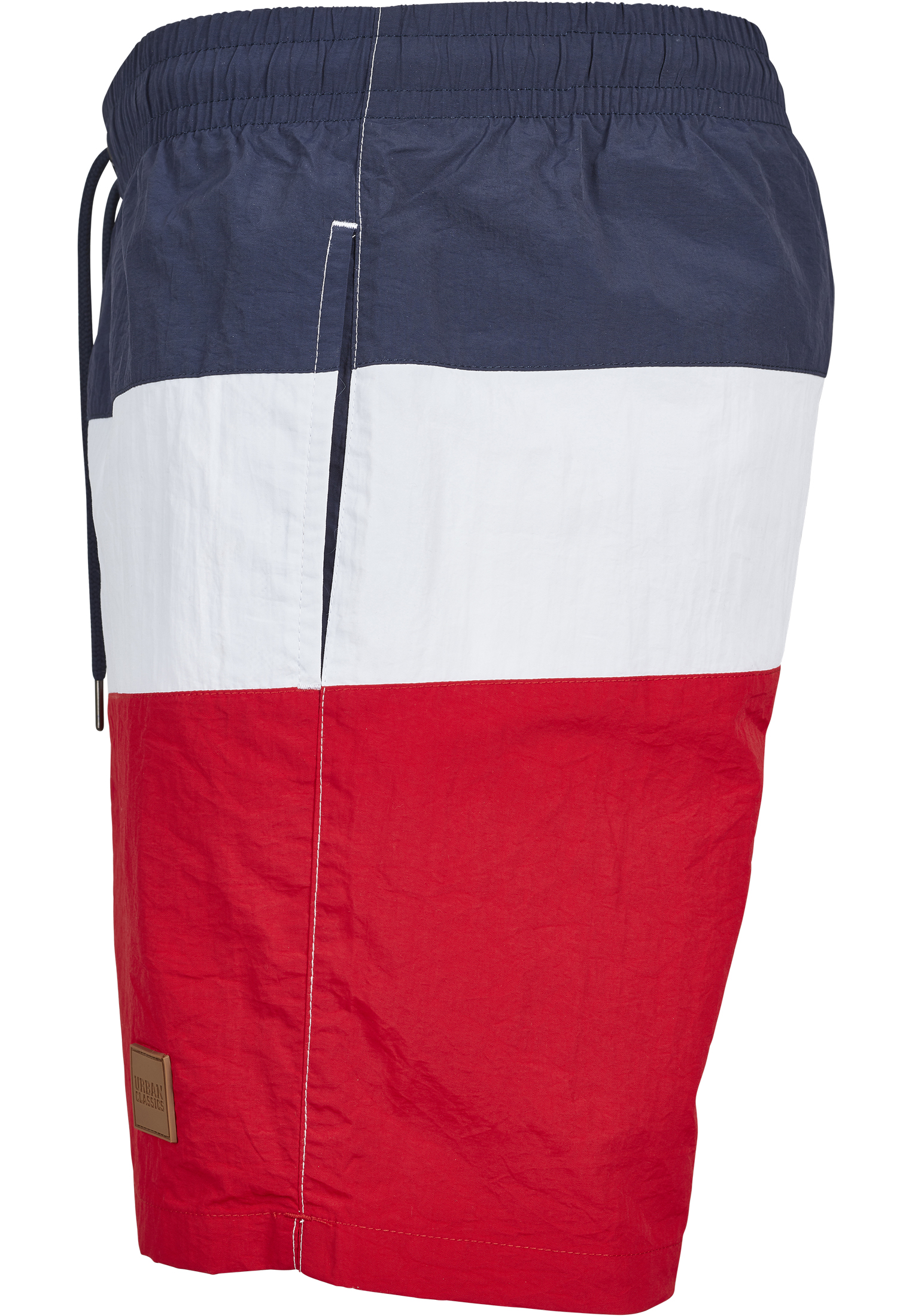 Bademode Color Block Swimshorts in Farbe firered/navy/white