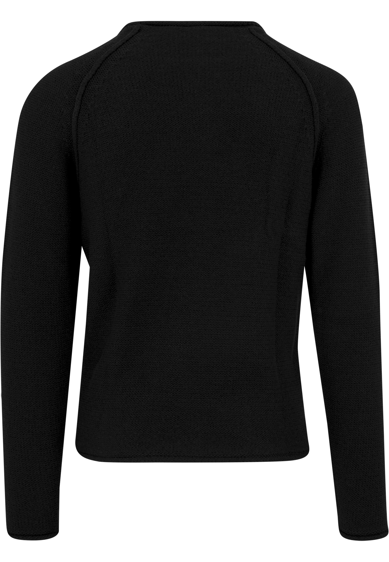Crewnecks Raglan Wideneck Sweater in Farbe black