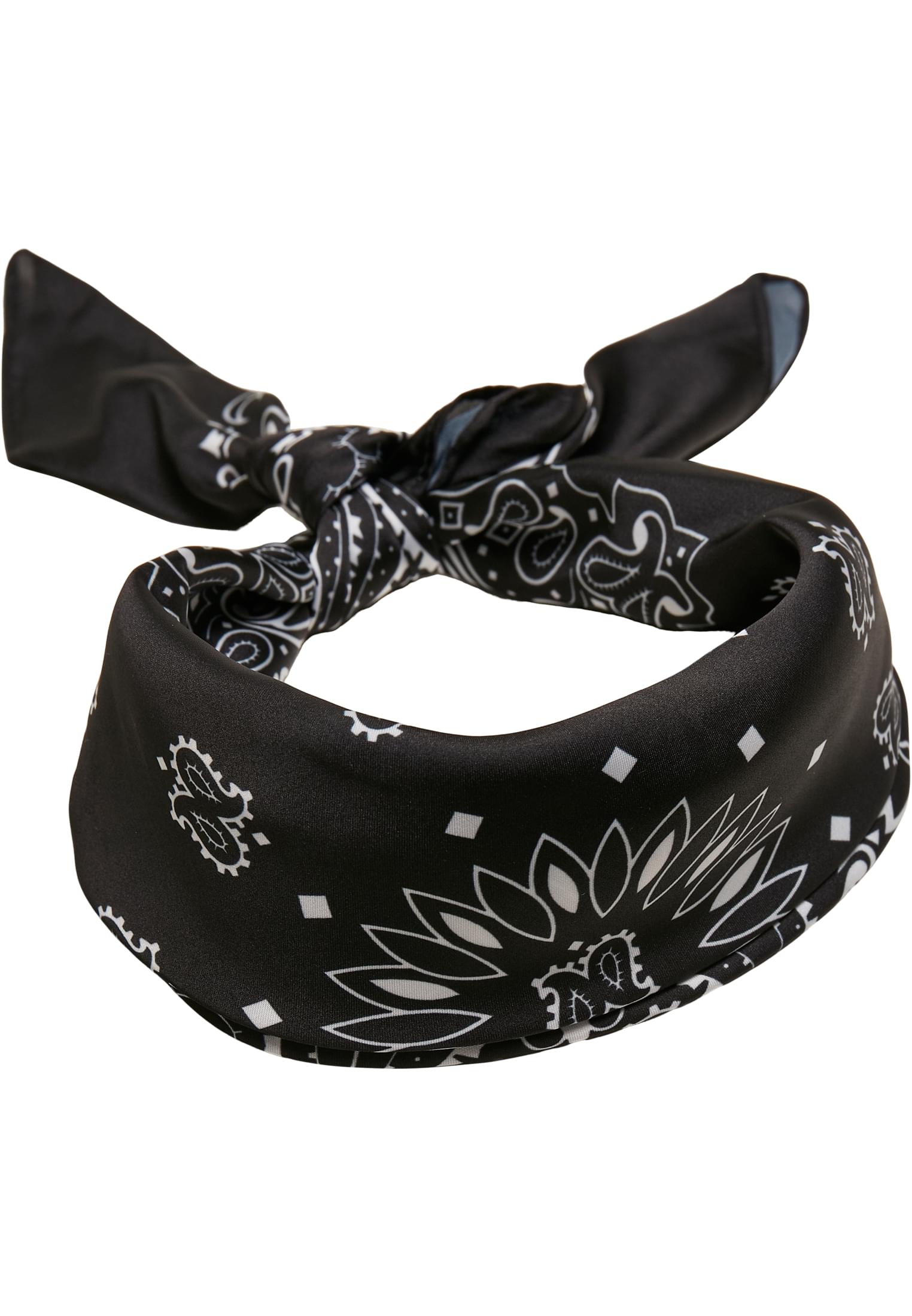Masken Satin Bandana 2-Pack in Farbe black/lilac