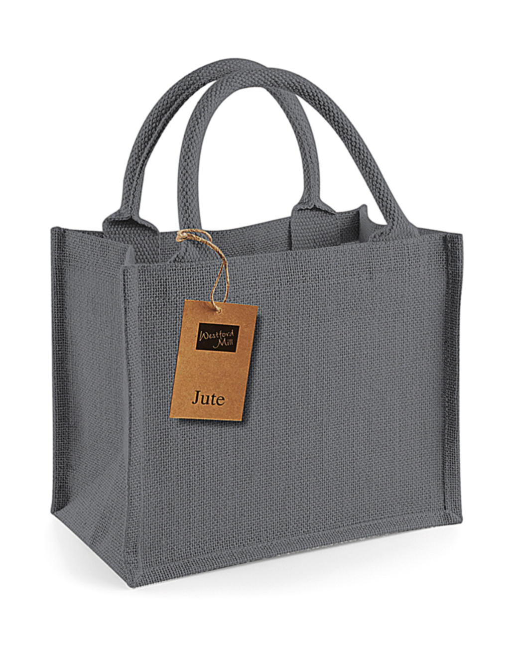  Jute Mini Gift Bag in Farbe Graphite Grey/Graphite Grey