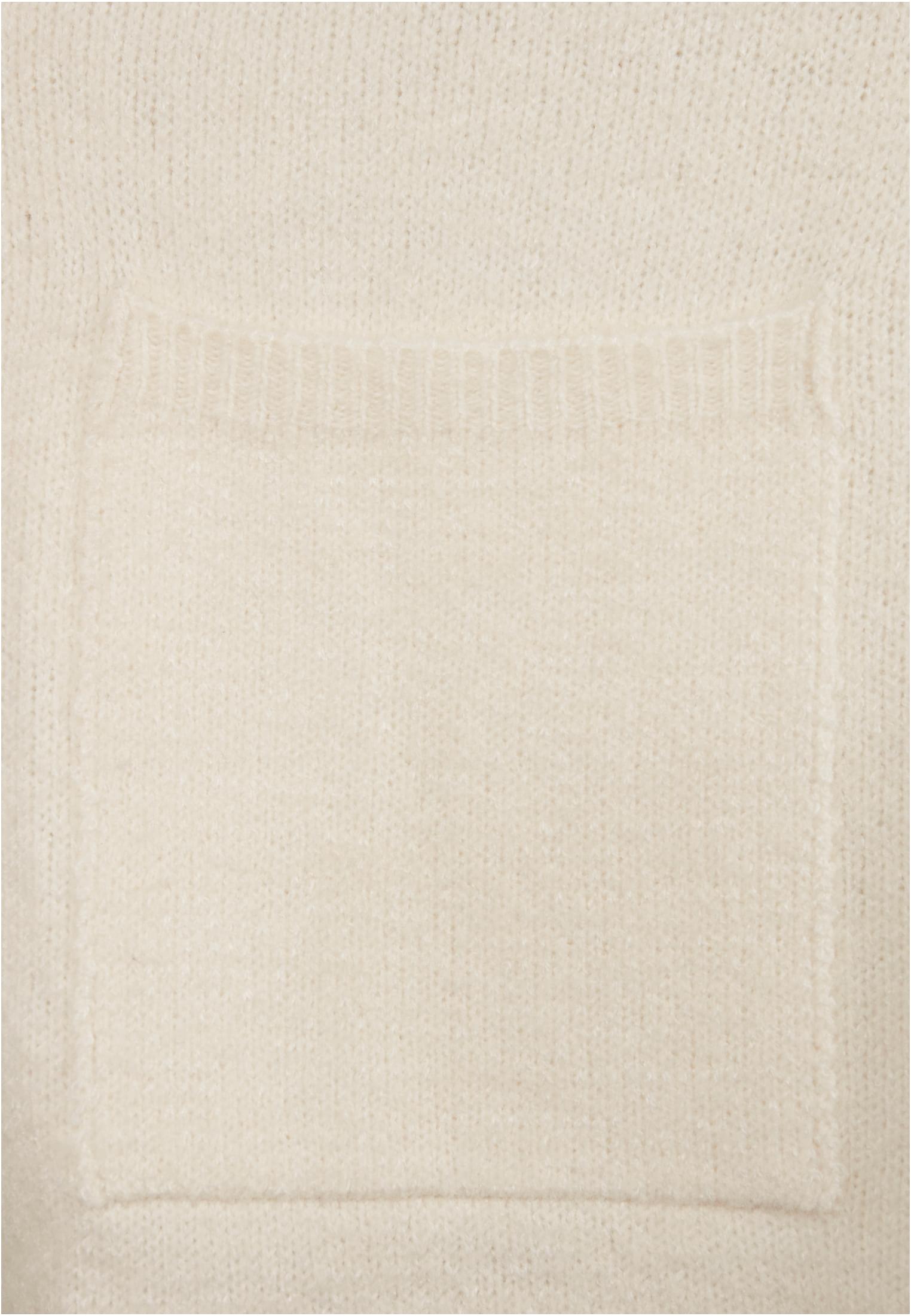Sweater & Strickjacken Ladies Chunky Fluffy Knit Cardigan in Farbe whitesand