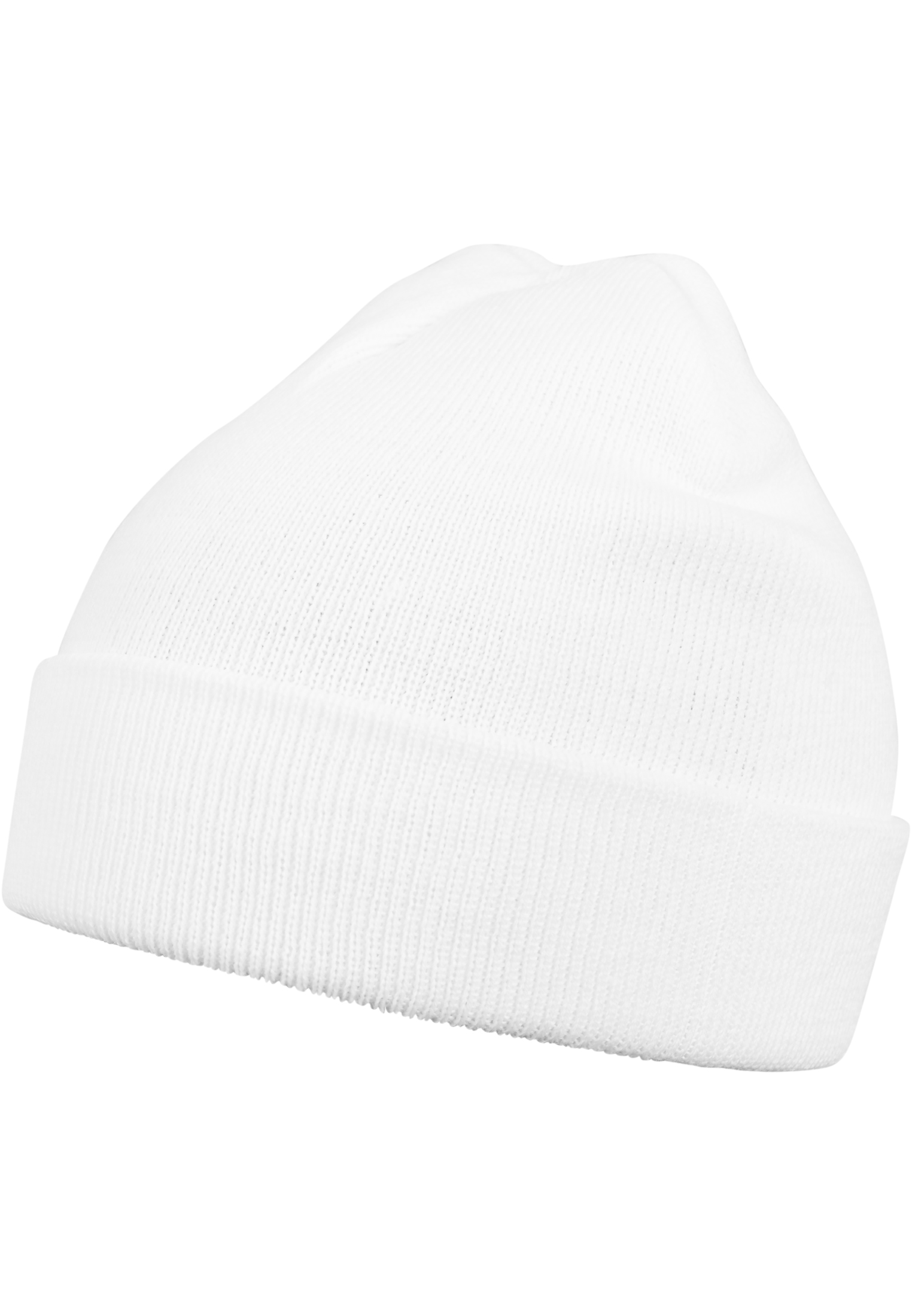 Caps & Beanies Beanie Basic Flap in Farbe white