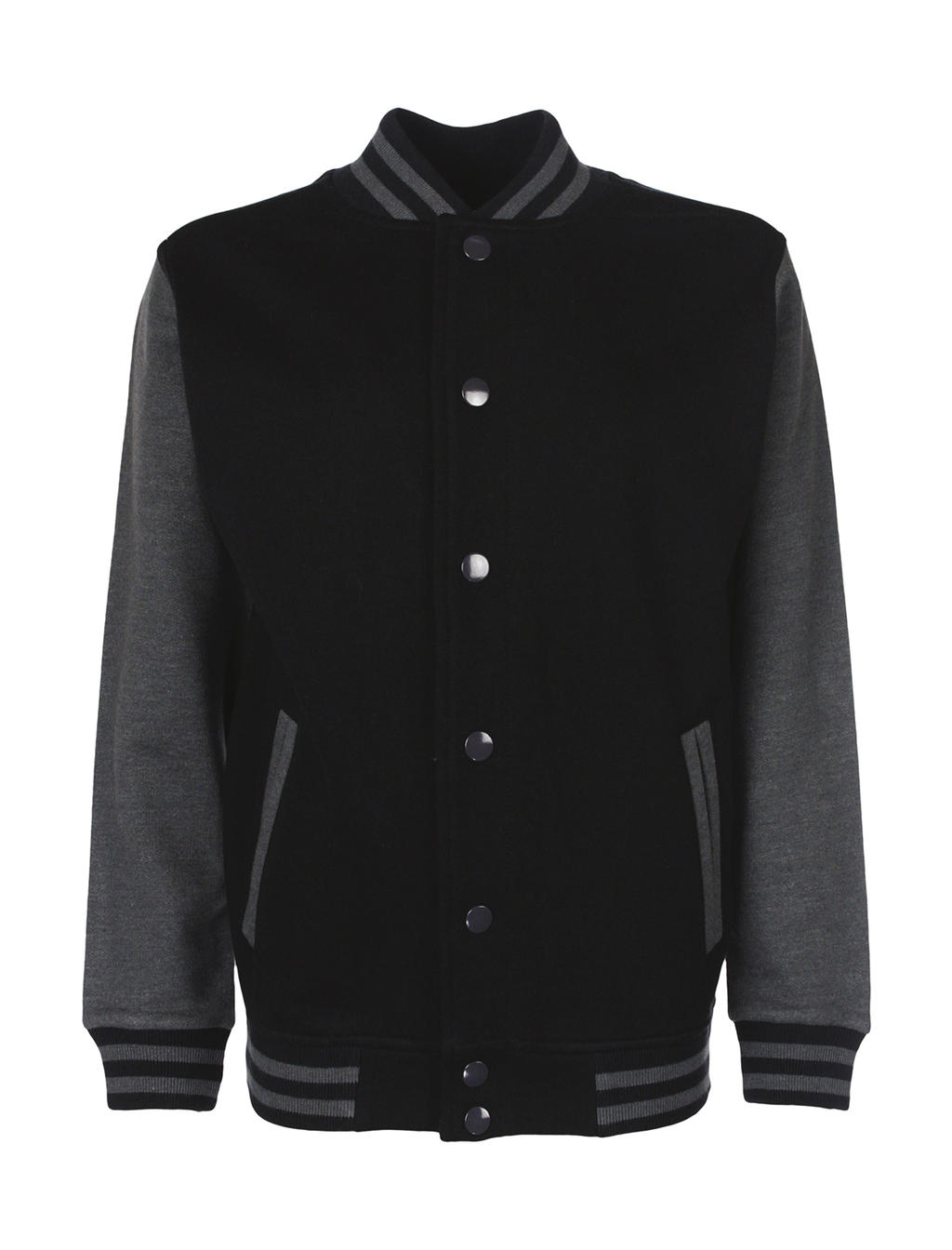  Junior Varsity Jacket in Farbe Black/Charcoal