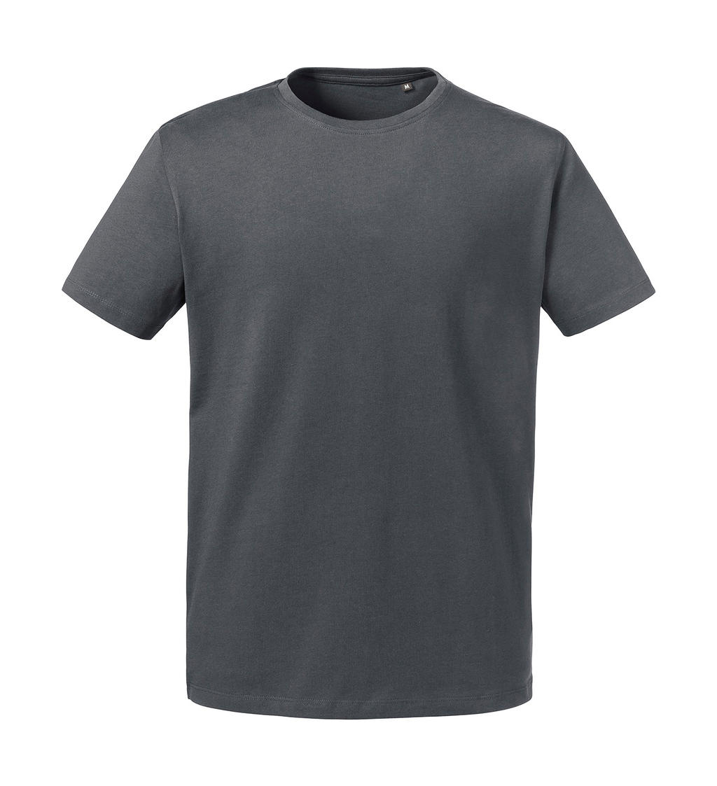  Mens Pure Organic Heavy Tee in Farbe Convoy Grey