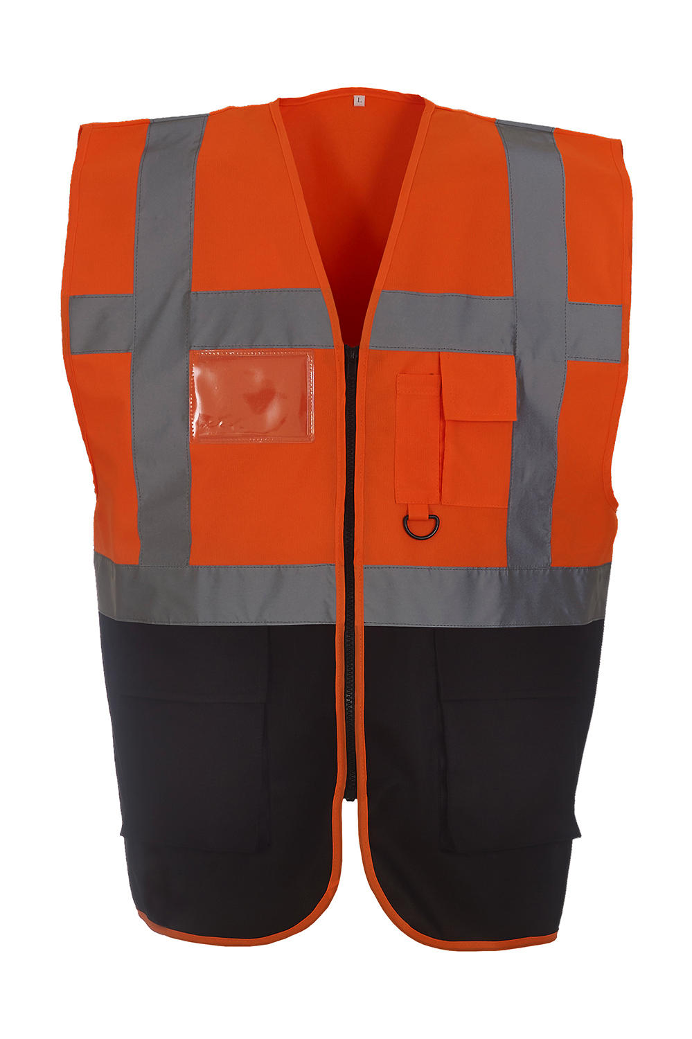  Fluo Executive Waistcoat in Farbe Fluo Orange/Navy