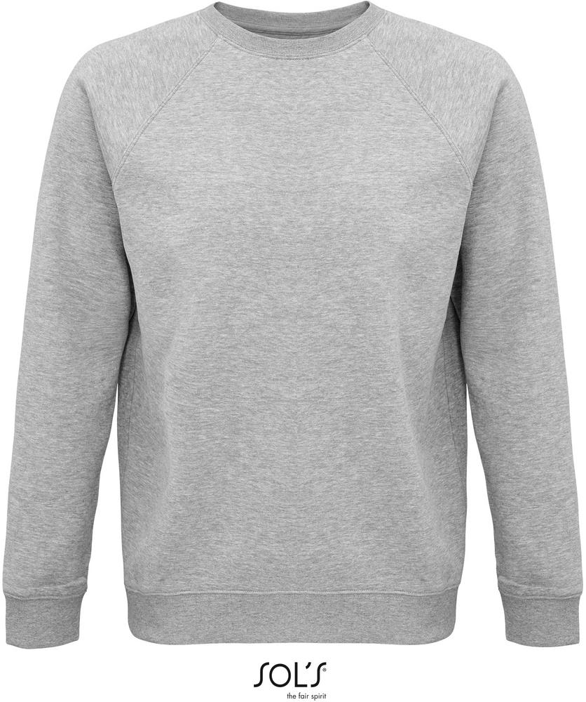Sweatshirt Space Sweatshirt Unisex, Rundhals in Farbe grey melange