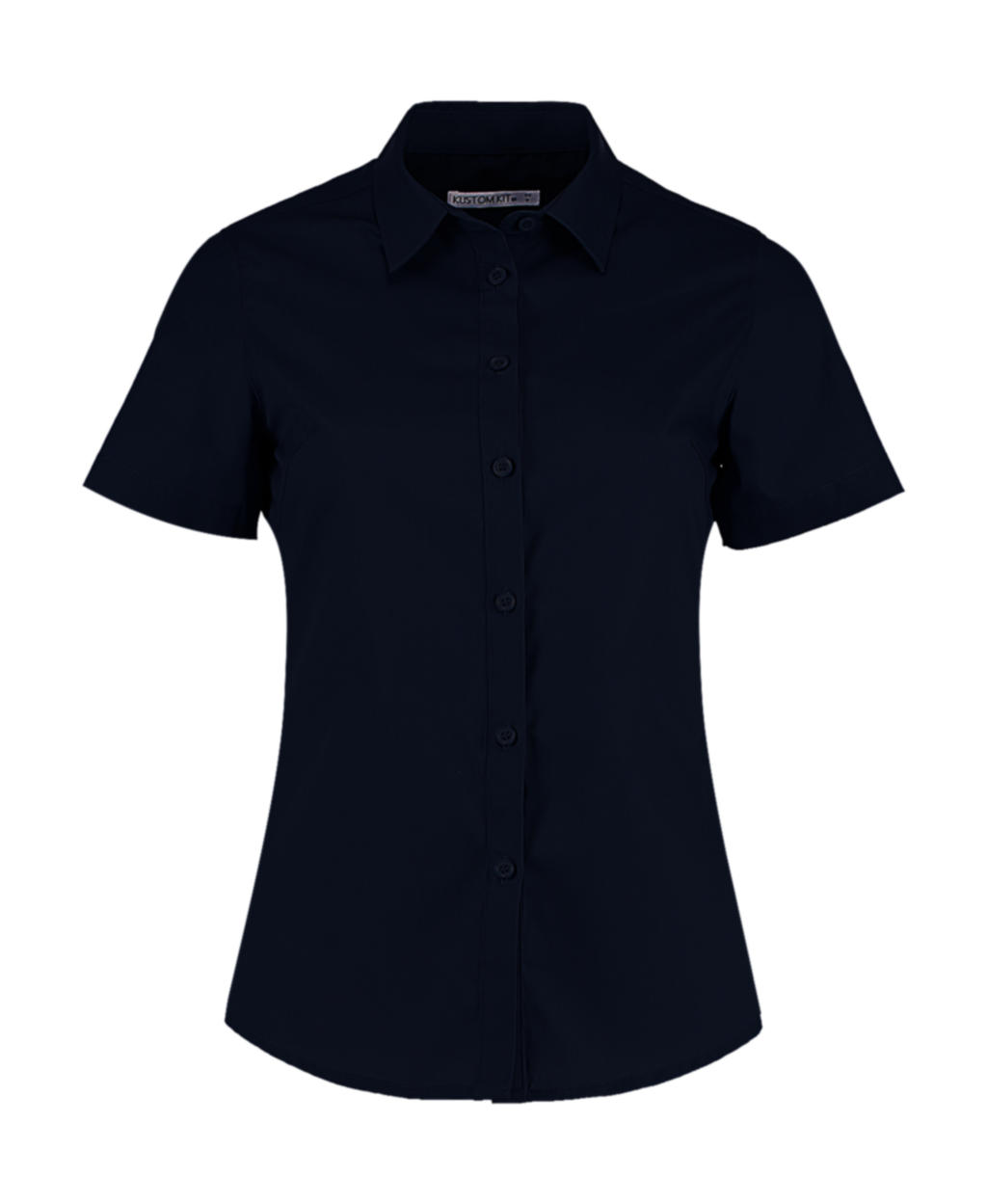  Womens Tailored Fit Poplin Shirt SSL in Farbe Dark Navy