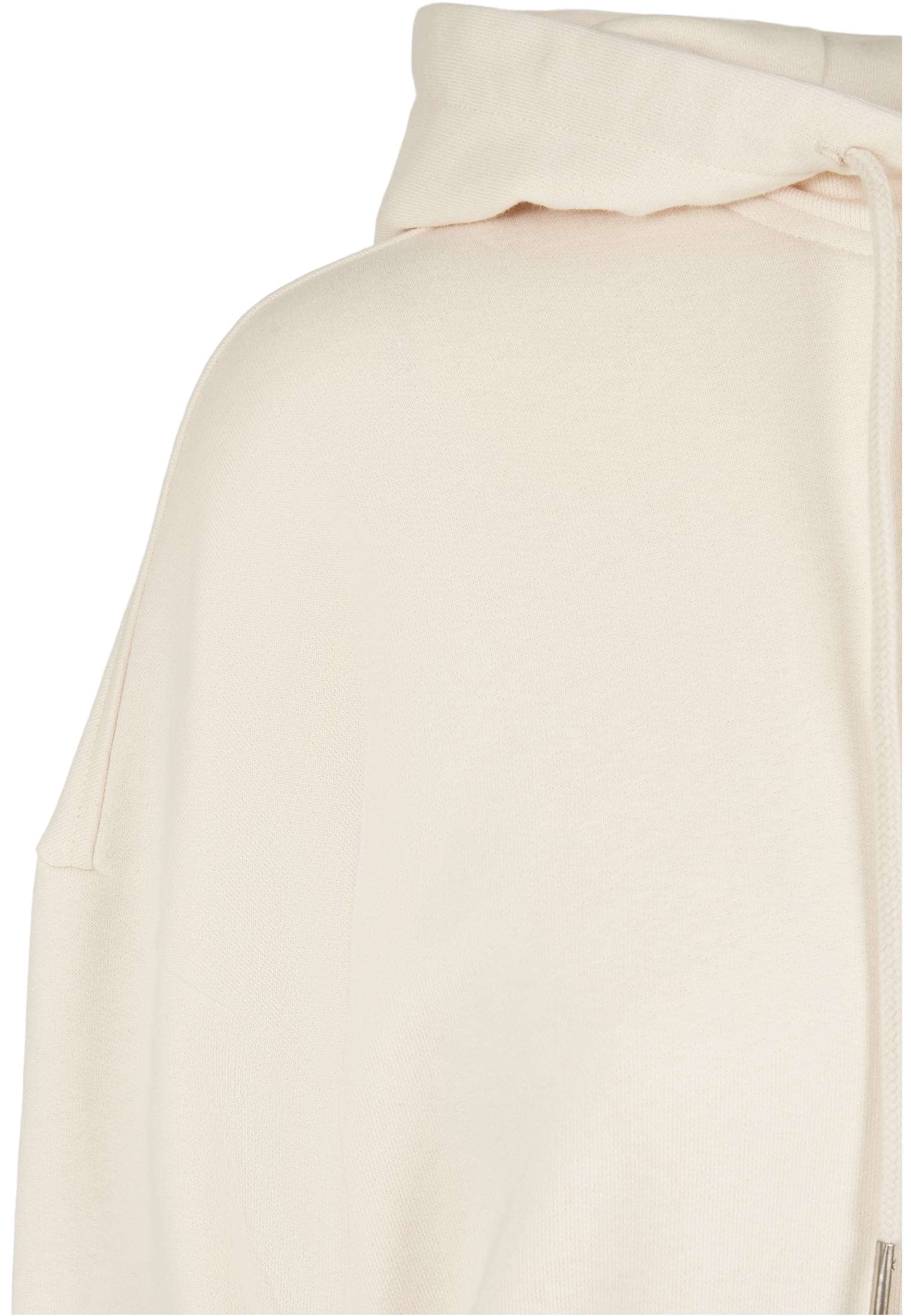 Frauen Ladies Organic Oversized Terry Hoody Dress in Farbe whitesand