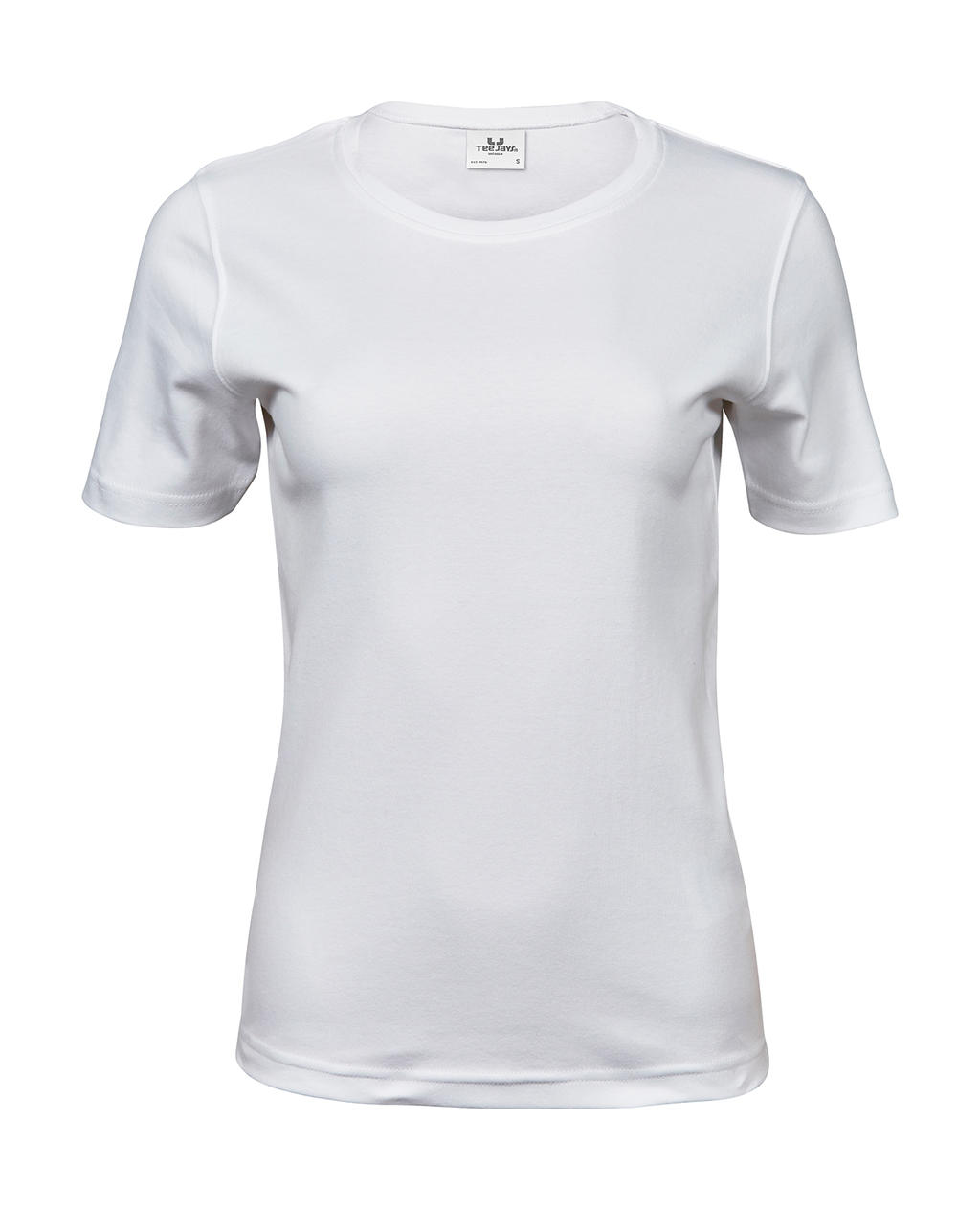  Ladies Interlock T-Shirt in Farbe White