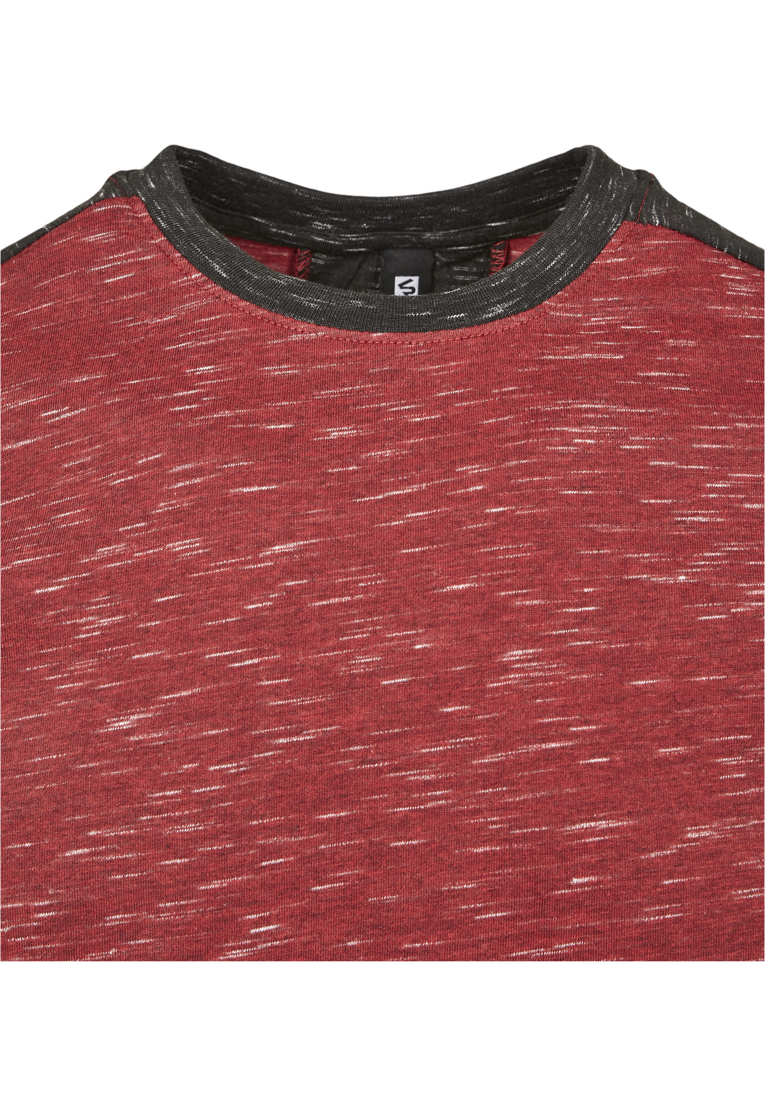 Southpole Shoulder Panel Tech Tee in Farbe marled red