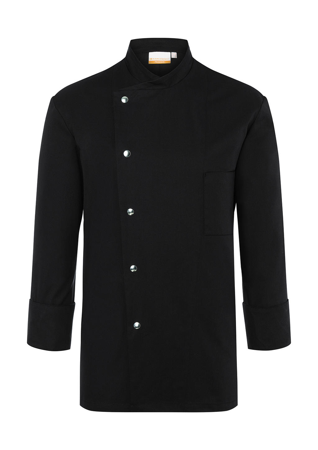  Chef Jacket Lars Long Sleeve in Farbe Black