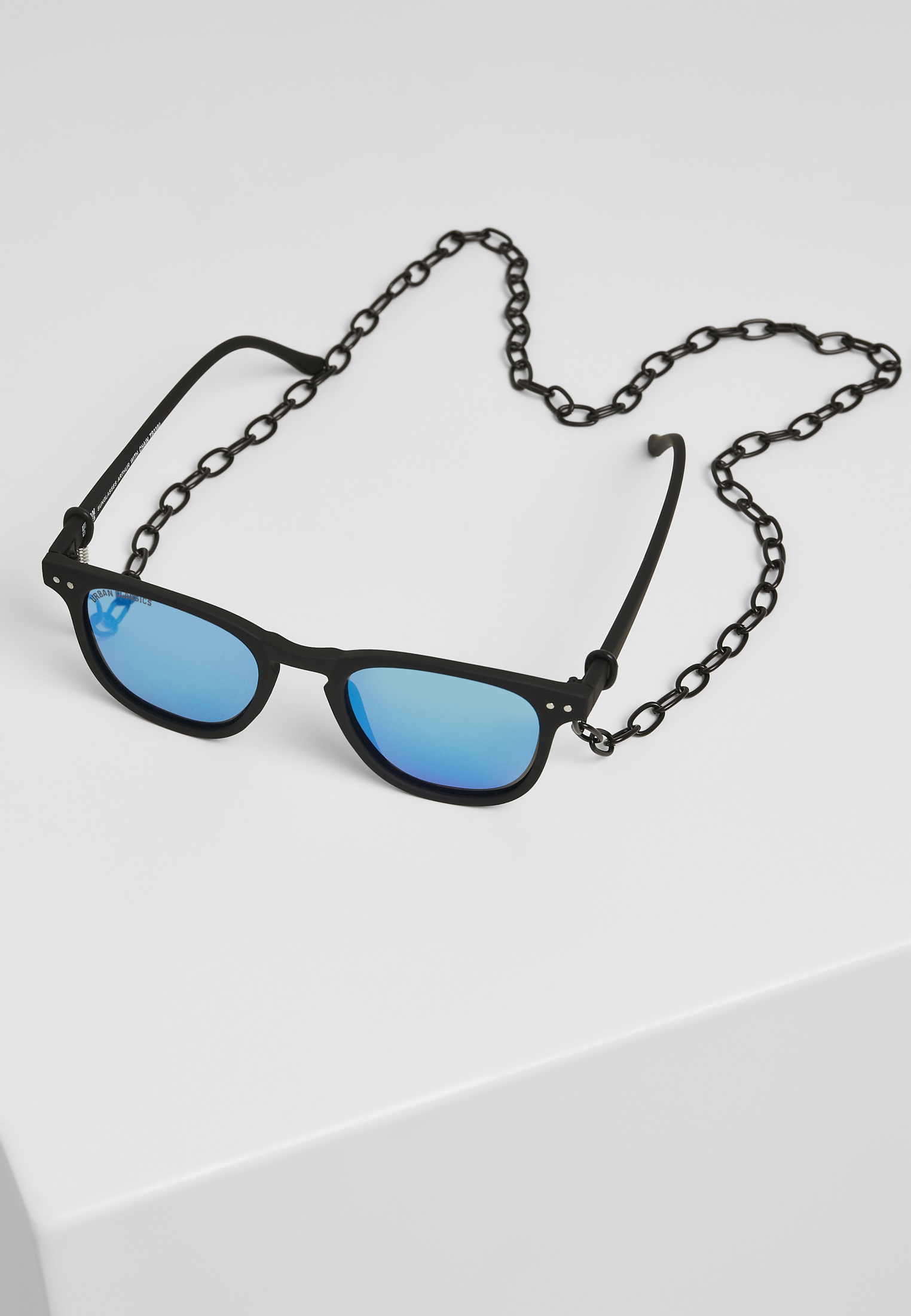 Sonnenbrillen Sunglasses Arthur with Chain in Farbe black/blue