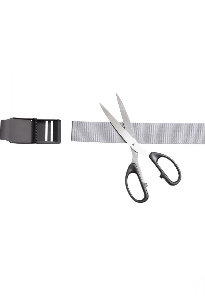 G?rtel Woven Belt Rubbered Touch UC in Farbe grey