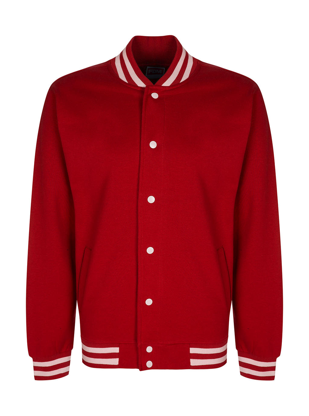  Campus Jacket in Farbe Fire Red/White