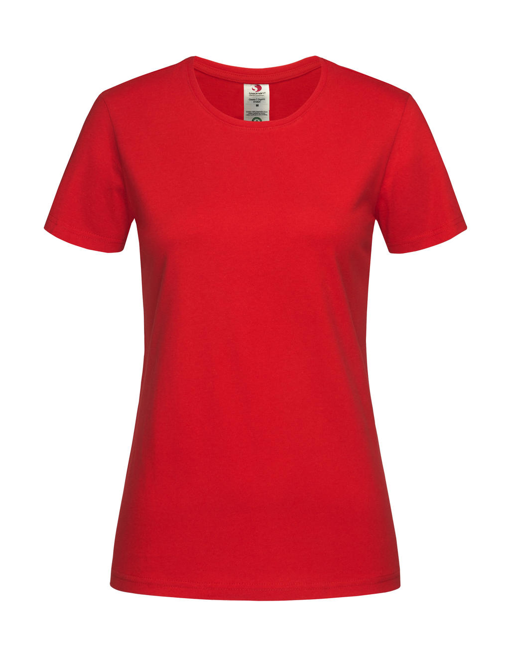  Classic-T Organic Fitted Women in Farbe Scarlet Red