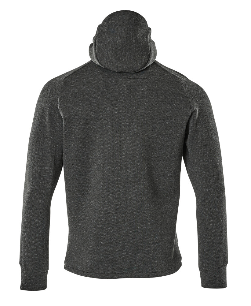 Kapuzensweatshirt mit kurzem Rei?verschluss ADVANCED Kapuzensweatshirt mit kurzem Rei?verschluss in Farbe Schwarz