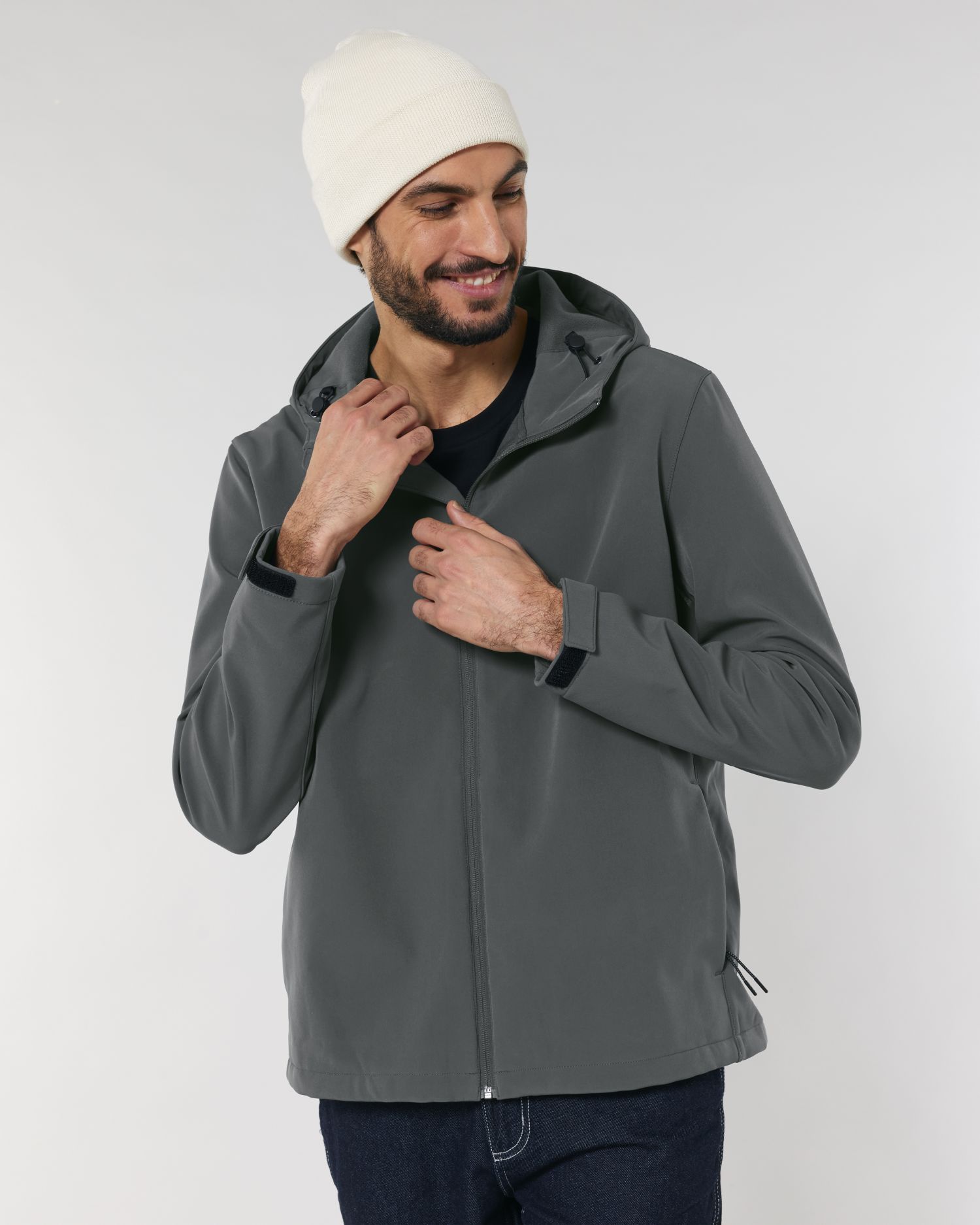 Ungef?tterte Jacke Stanley Discoverer in Farbe Anthracite