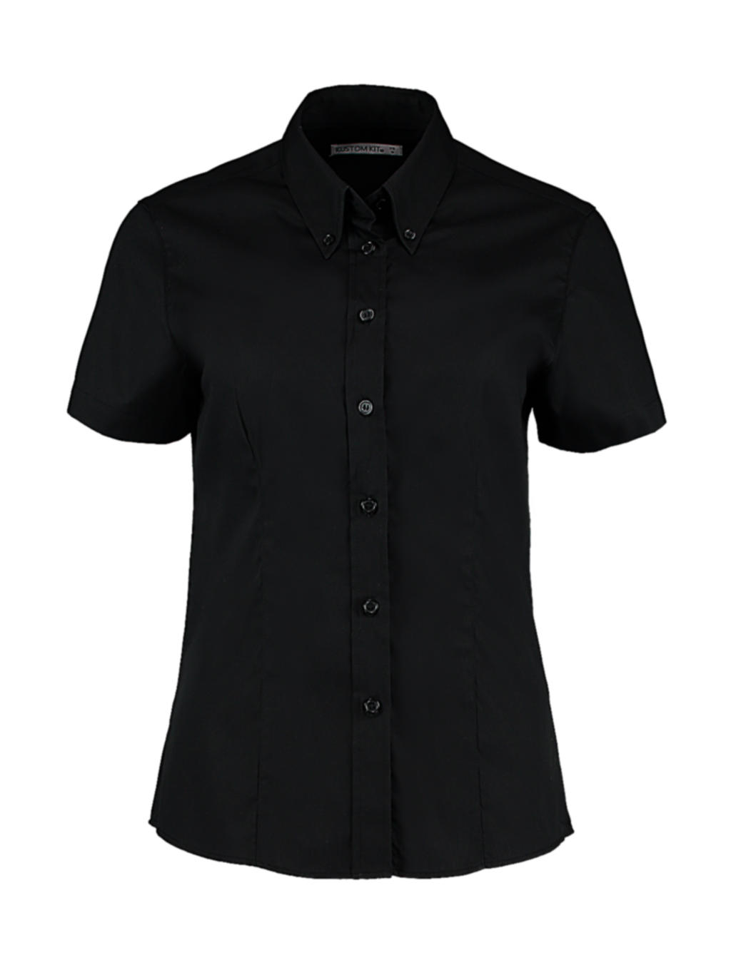  Womens Tailored Fit Premium Oxford Shirt SSL in Farbe Black