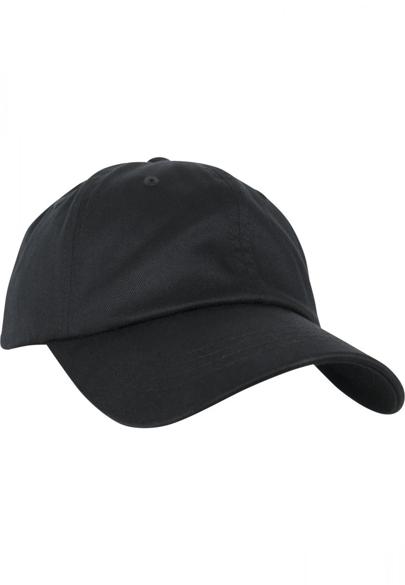 Nachhaltig Low Profile Organic Cotton Cap in Farbe black