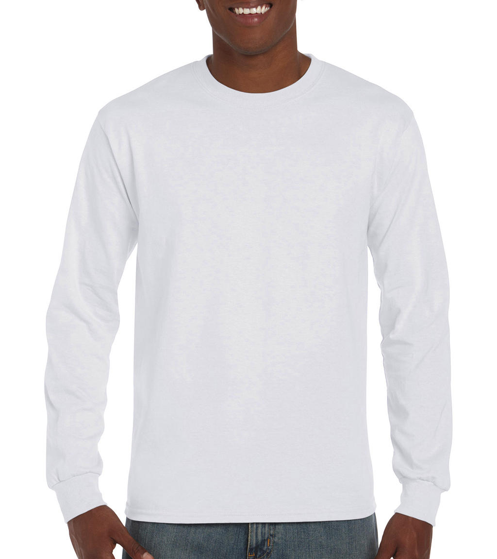  Ultra Cotton Adult T-Shirt LS in Farbe White