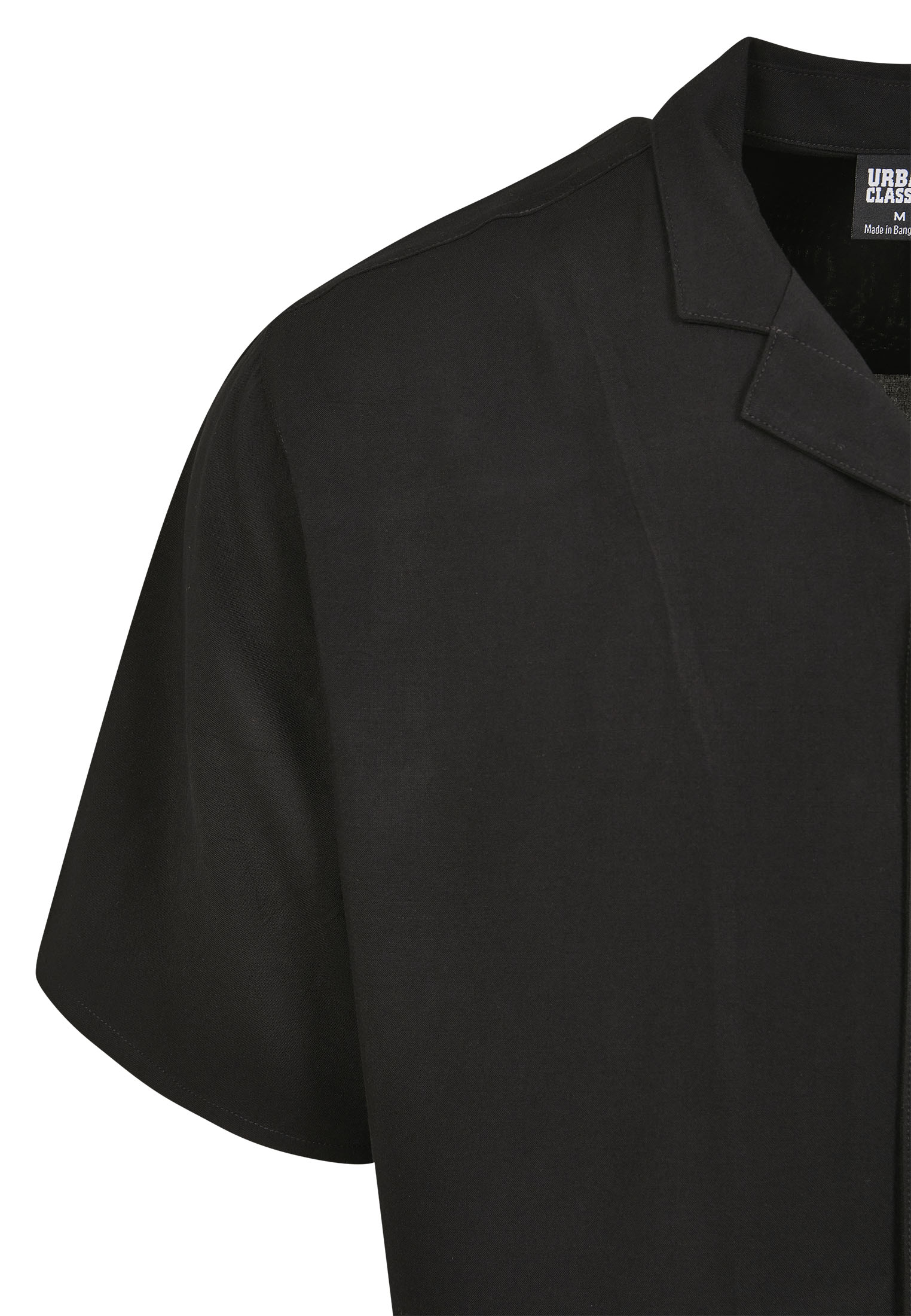 Hemden Viscose Resort Shirt in Farbe black