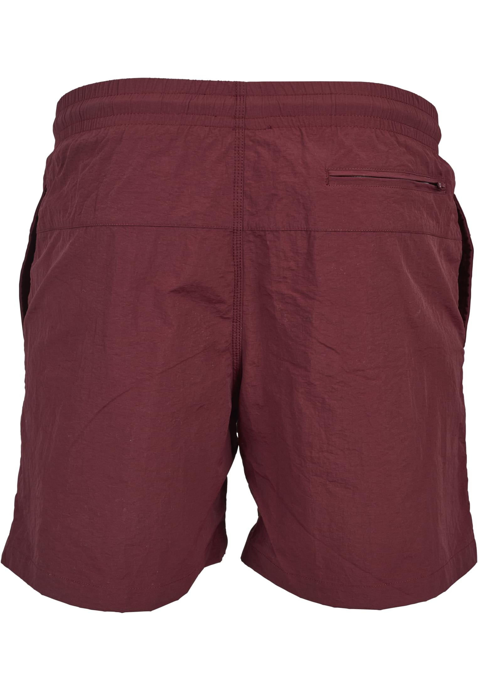 Plus Size Block Swim Shorts in Farbe cherry