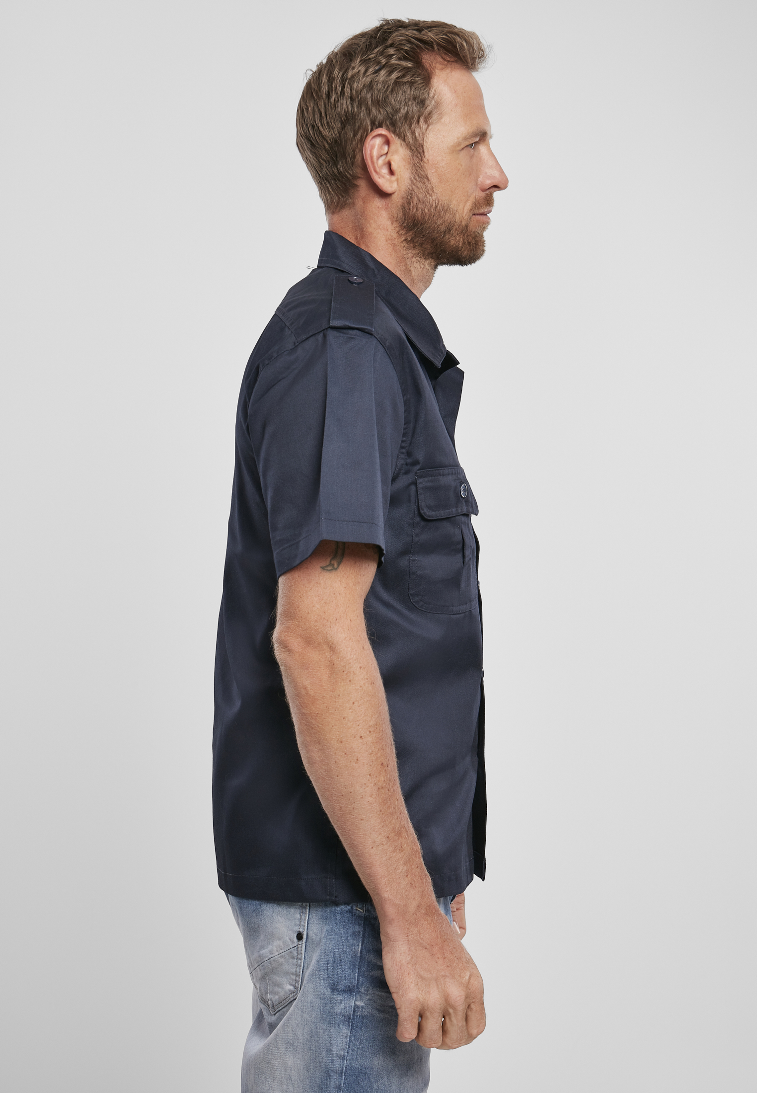 Hemden Short Sleeves US Shirt in Farbe navy