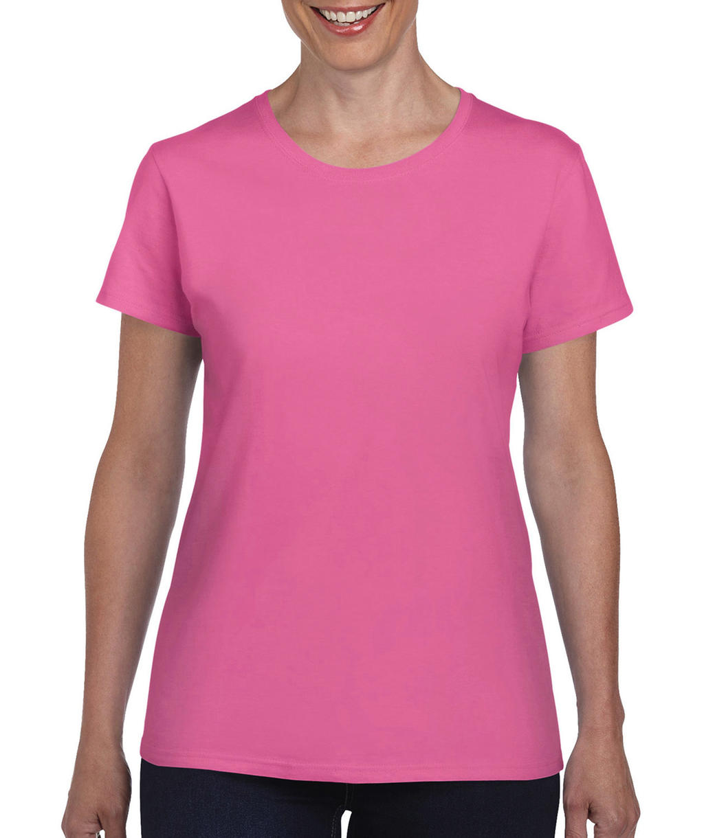  Ladies Heavy Cotton T-Shirt in Farbe Azalea