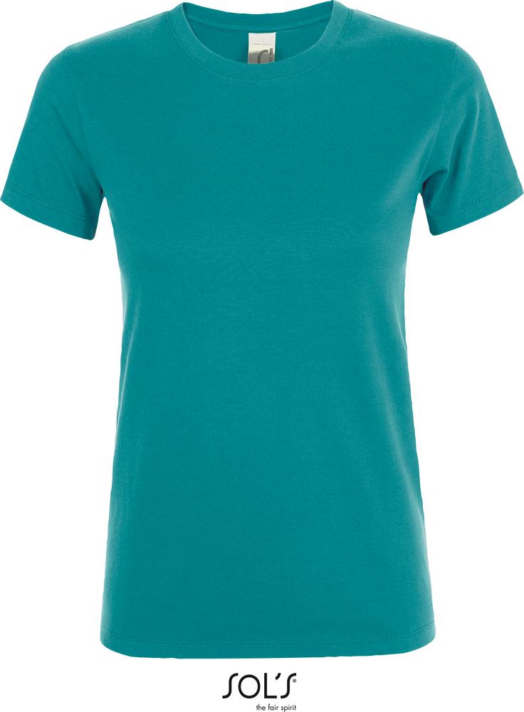 T-Shirt Regent Women Damen Rundhals T-Shirt in Farbe duck blue
