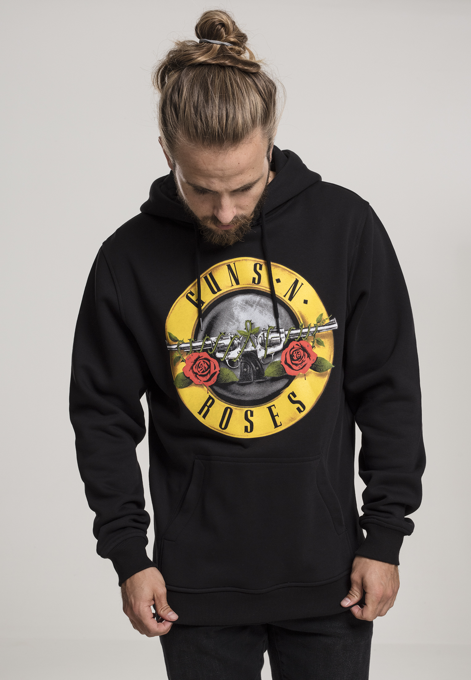 Hoodies Guns n Roses Logo Hoody in Farbe black