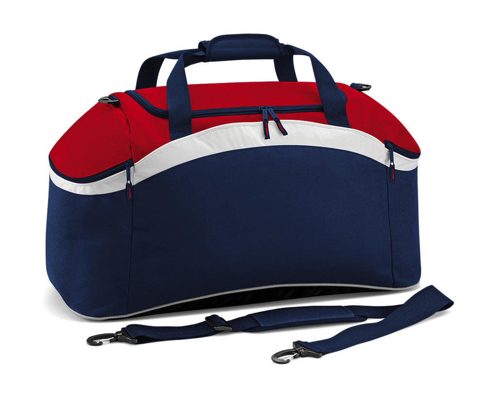  Teamwear Holdall in Farbe French Navy/Classic Red/White
