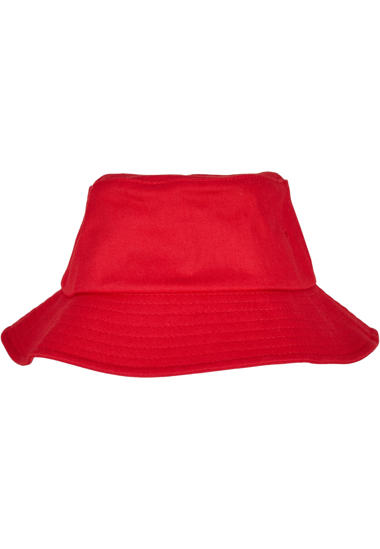 Kids Flexfit Cotton Twill Bucket Hat Kids in Farbe red